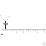 Black Diamond Cross Pendant Set 70899