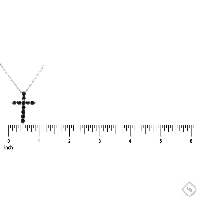 Black Diamond Cross Pendant Set 70899