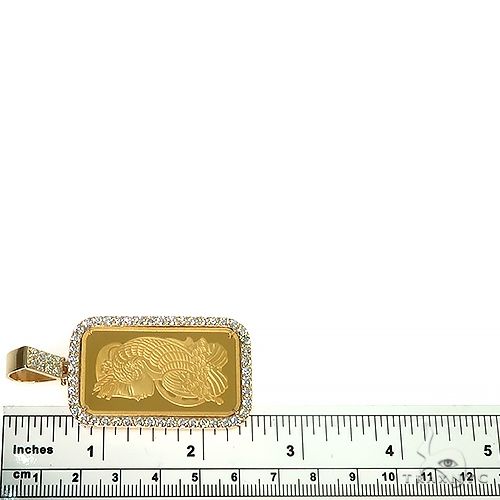 1 Ounce 24Karat Suisse 1oz Pamp Bar Pendant 57669 - Image 7