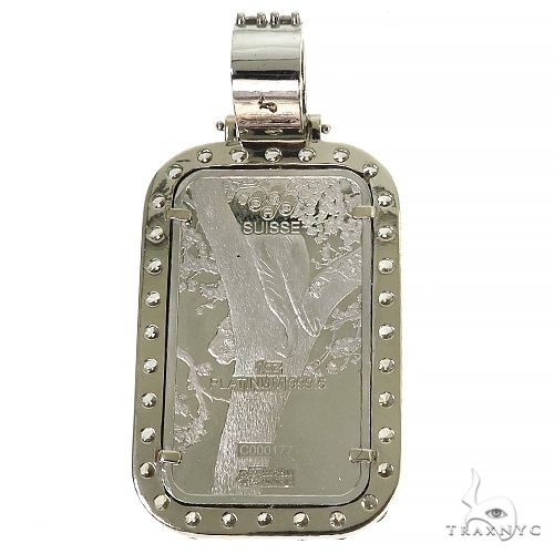 1 Oz Lab Diamond Platinum Tiger Bar 68083 - Image 4