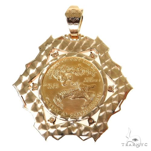 1 Oz Liberty Gold Coin Frame Pendant 68842 - Image 5