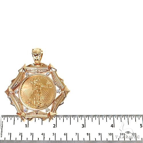 1 Oz Liberty Gold Coin Frame Pendant 68842 - Image 6