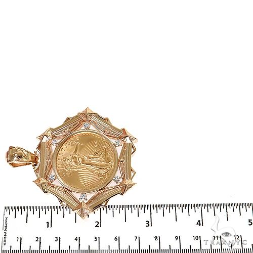 1 Oz Liberty Gold Coin Frame Pendant 68842 - Image 7