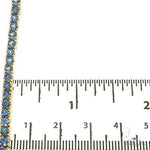 10 Pointe Blue Sapphire Tennis Chain 67191 - Image 6