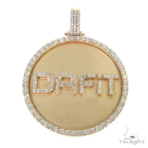 10 Pointer Bezel Round Logo Pendant 66966 - Image 1