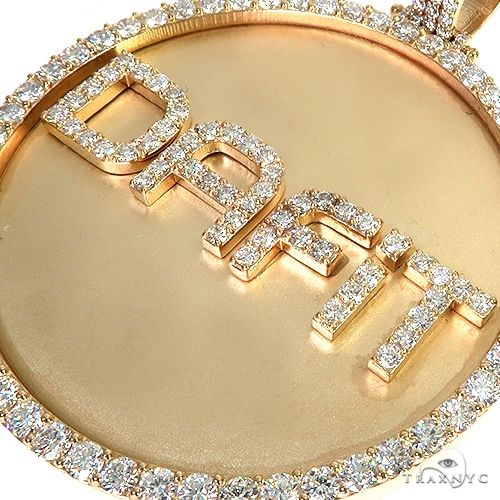 10 Pointer Bezel Round Logo Pendant 66966 - Image 3