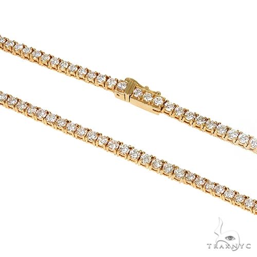 10 Pointer Parcel Diamond Tennis Chain 67098 - Image 2