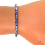 10 Pointer Water Sapphire Tennis Bracelet 67488 - Image 5