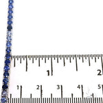 10 Pointer Water Sapphire Tennis Bracelet 67488 - Image 6