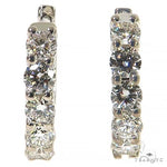 10 Pt Hoop Diamond Earrings (Lab) 68300 - Image 1