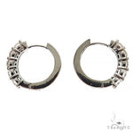 10 Pt Hoop Diamond Earrings (Lab) 68300 - Image 4