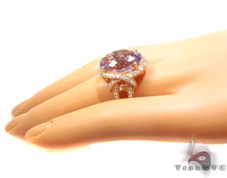 Ladies Pink Blossom Ring 10150 - Image 9