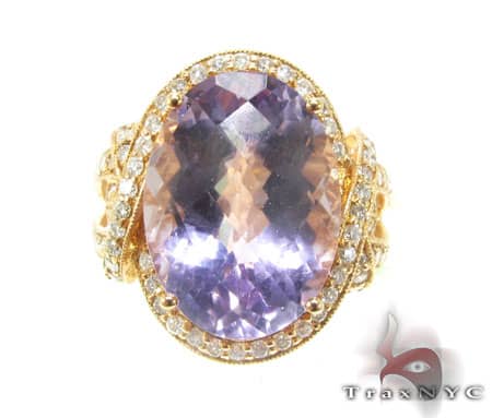 Ladies Pink Blossom Ring 10150 - Image 2