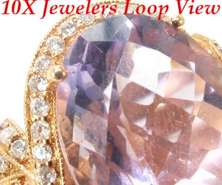 Ladies Pink Blossom Ring 10150 - Image 4