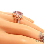 Ladies Pink Blossom Ring 10150 - Image 8