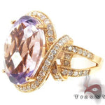 Ladies Pink Blossom Ring 10150 - Image 3
