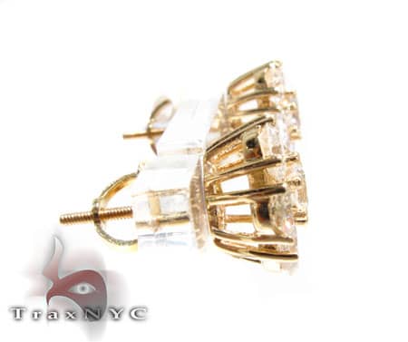 Large Yellow Blossom Studs 10370 - Image 3