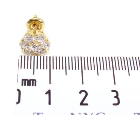 Large Yellow Blossom Studs 10370 - Image 5