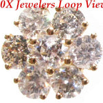 Large Yellow Blossom Studs 10370 - Image 4