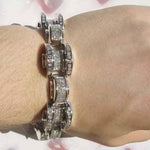 14K Gold & Diamond Motorcycle Bracelet 104 - Image 1