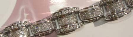 14K Gold & Diamond Motorcycle Bracelet 104 - Image 5