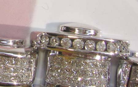 14K Gold & Diamond Motorcycle Bracelet 104 - Image 7