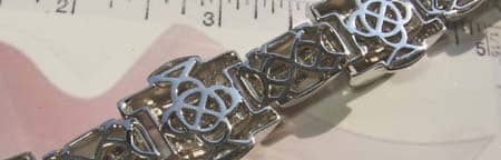 14K Gold & Diamond Motorcycle Bracelet 104 - Image 6