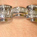 14K Gold & Diamond Motorcycle Bracelet 104 - Image 2