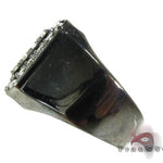 Mens Demanding 14K Black Rhodium Pinky Ring 10554 - Image 6