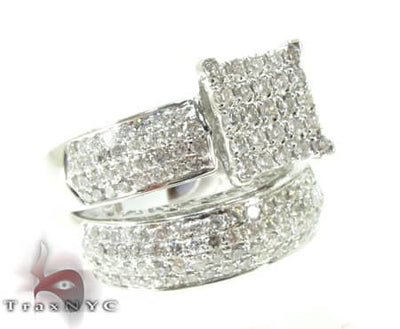 Beverly Wedding Ring Set 10646 - Image 1