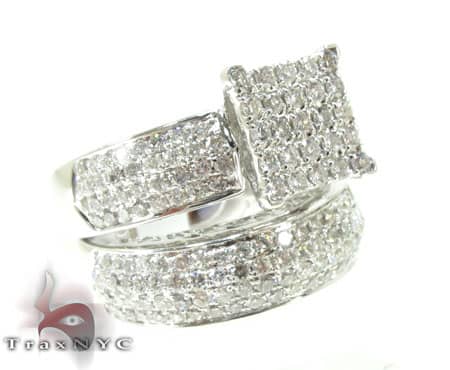 Beverly Wedding Ring Set 10646 - Image 1