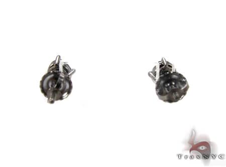 Royal Black Diamond Earrings 10727 - Image 4