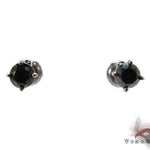 Royal Black Diamond Earrings 10727 - Image 1