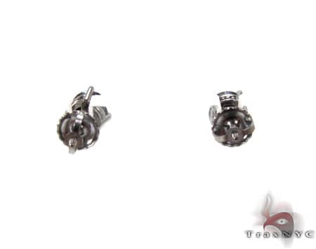 Royal Black Diamond Earrings 2 10728 - Image 4