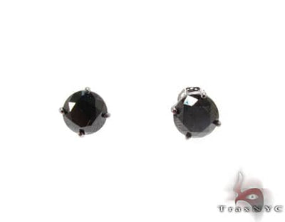 Royal Black Diamond Earrings 4 10730 - Image 1