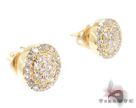 Diamond Earrings 10867 - Image 2