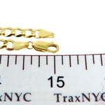10k Yellow Gold Curb Link Chain 5mm 30 Inches  57242 - Image 6