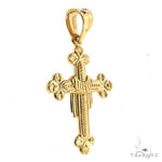 10K Gold Cross Crucifix 57089 - Image 2