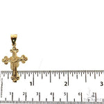 10K Gold Cross Crucifix 57089 - Image 5