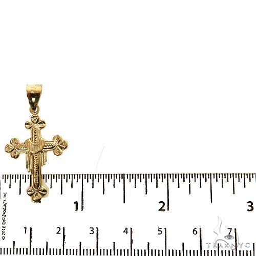 10K Gold Cross Crucifix 57089 - Image 5