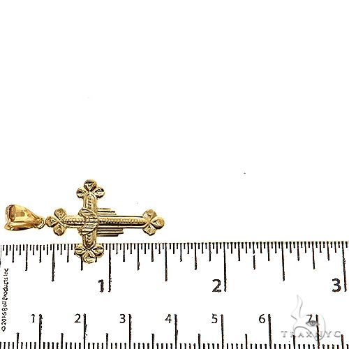 10K Gold Cross Crucifix 57089 - Image 6
