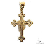 10K Gold Cross Crucifix 57089 - Image 1