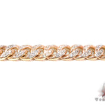 10K Gold Diamond Miami Link Chain 28 Inches 8mm   32663 - Image 1