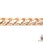 10K Gold Diamond Miami Link Chain 28 Inches 8mm   32663 - Image 4