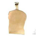 Solid 10K Gold Jesus Pendant 39852 - Image 4