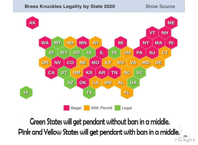 10K Gold Knuckles Pendant 66371 - Image 9