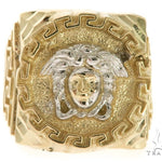 10K Gold Medusa Ring 58449 - Image 2