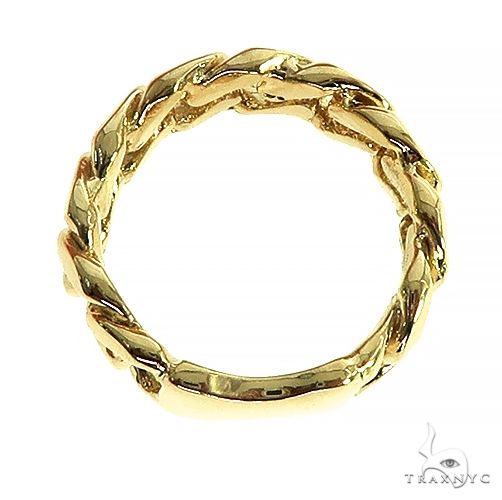 10K Gold Miami Cuban Ring 66581 - Image 5