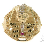 10K Gold Pharaoh Ring 58448 - Image 2