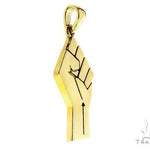 10K Gold Power Fist, BLM, Pendant 66328 - Image 2